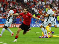 Foto : Kvaratskhelia Dorong Georgia ke Babak 16 besar, Setelah Gasak Portugal 2-0