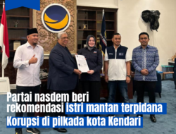 Nasdem Beri Rekomendasi Istri Mantan Terpidana Korupsi di Pilkada Kota Kendari