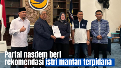 Nasdem Beri Rekomendasi Istri Mantan Terpidana Korupsi di Pilkada Kota Kendari