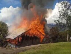 Keji! KKB Bakar Fasilitas Pendidikan di Kabupaten Pegunungan Bintang