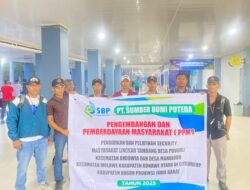 PT SBP Kirim Warga Lingkar Tambang ke Jawa Barat untuk Pelatihan Security