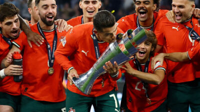 Portugal Taklukkan Spanyol Lewat Adu Penalti, Cristiano Ronaldo Bawa Pulang Trofi Nations League Kedua