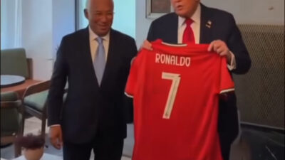CR7 Kirim Pesan Damai ke Donald Trump Ini Isinya