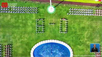 Paskibraka Bentuk Angka 80, Simbol Usia Kemerdekaan RI