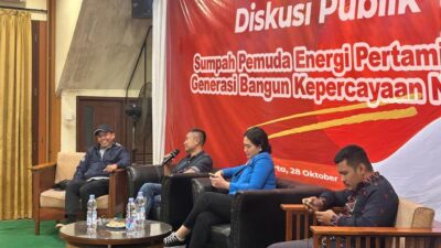 Gagas Nusantara Gelar Diskusi Publik “Sumpah Pemuda Energi”: Pertamina dan Generasi Muda Bangun Kepercayaan Nasional
