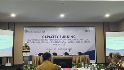 Sekda Sultra Dorong Penguatan Substansi Laporan Kinerja TPID Tahun 2025