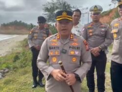 Polres Bengkulu Utara Siaga Hadapi Ancaman Abrasi di Jalur Lintas Barat Sumatra