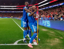 Real Madrid Menang Tipis Atas Benfica, Laga Sempat Terhenti Akibat Insiden Rasisme Pada Vini