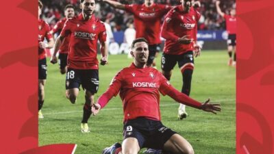 CA Osasuna Hentikan Laju Real Madrid, Menang Dramatis 2-1 di La Liga
