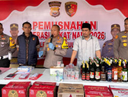 Kapolres Bakti Musnahkan Ratusan Miras dan Knalpot Brong Hasil Operasi Pekat Nala 2026