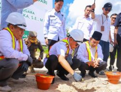 Pimpin Groundbreaking GOR UM Kendari, Gubernur Sultra Ajak Perguruan Tinggi Bersinergi Cetak SDM Berkarakter