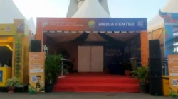 Media Center HUT ke-62 Sultra Resmi Dibuka, Jurnalis Kini Punya “Rumah Bersama” di Area Pameran