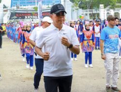 Pemprov Sultra Gelar Lomba Senam Anak Indonesia Hebat 2026, Gubernur Dorong Generasi Sehat dan Berkarakter