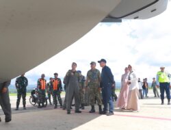 Gubernur Sultra Tinjau Pesawat Airbus A400M di Bandara Haluoleo